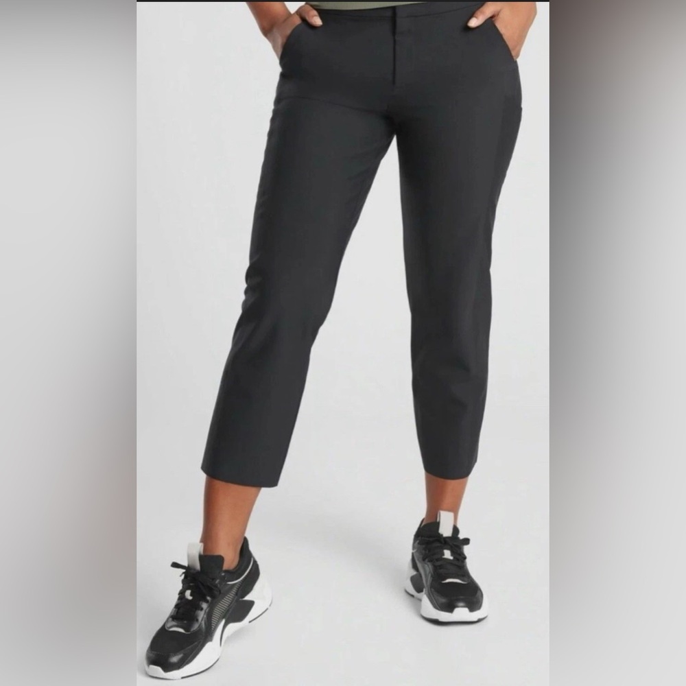 Athleta‎ Pants Women's Size 14 Black Stellar Tight Legging Trousers Commuter